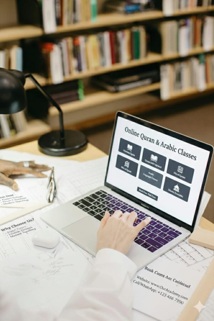 online quran & arabic classes contact